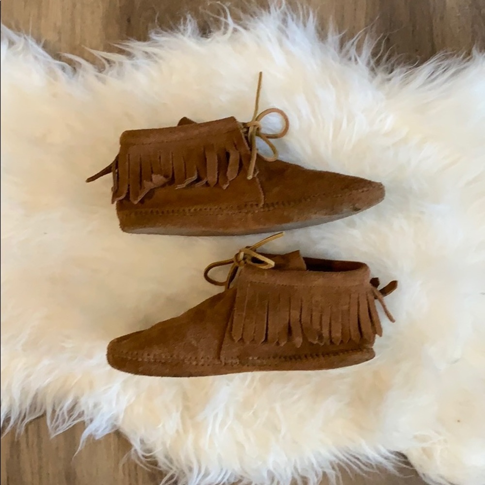 Minnetonka Real Suede Moccasins